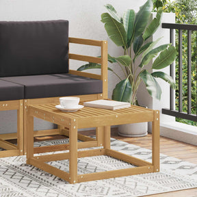 Vidaxl buiten tafel massief acaciahout wit 59 x 59 x 37 cm