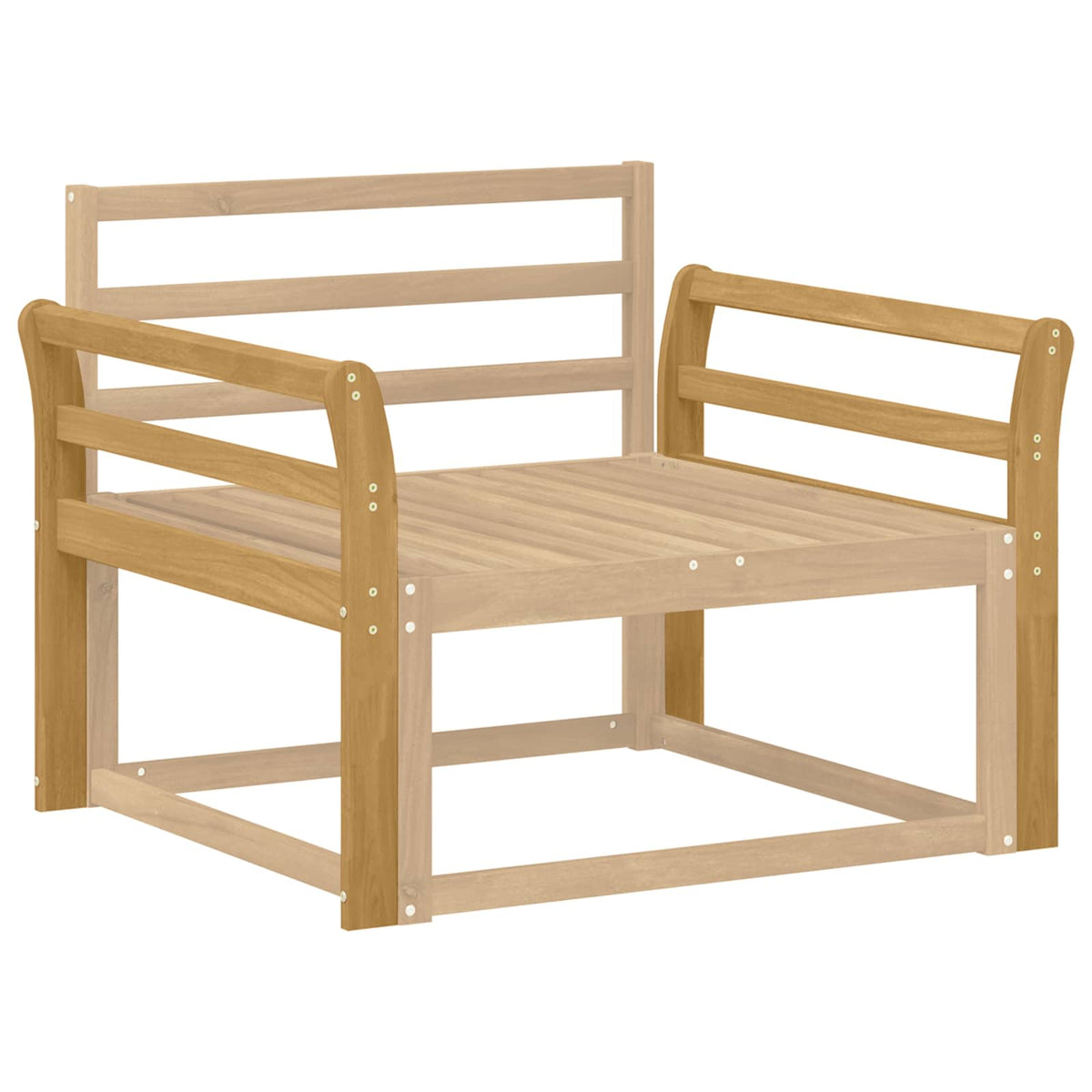 Vidaxl armleuningen module 2 st wit 78,5 x 8,5 x 60 cm