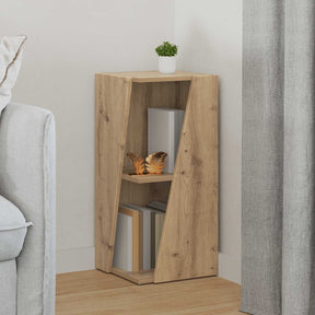 Vidaxl zijplank 33 x 32 x 70,5 cm bewerkt hout artisan eiken