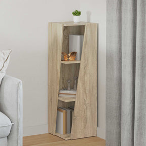 Vidaxl zijplank 33 x 32 x 100,5 cm bewerkt hout sonoma eiken
