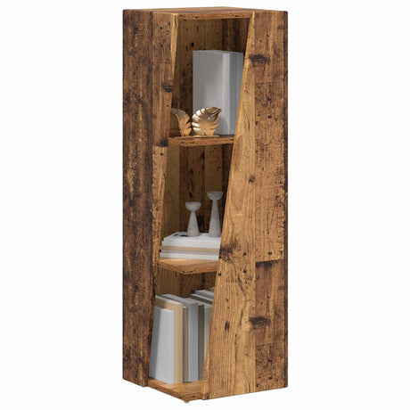Vidaxl zijplank 33 x 32 x 100,5 cm bewerkt hout oudhout