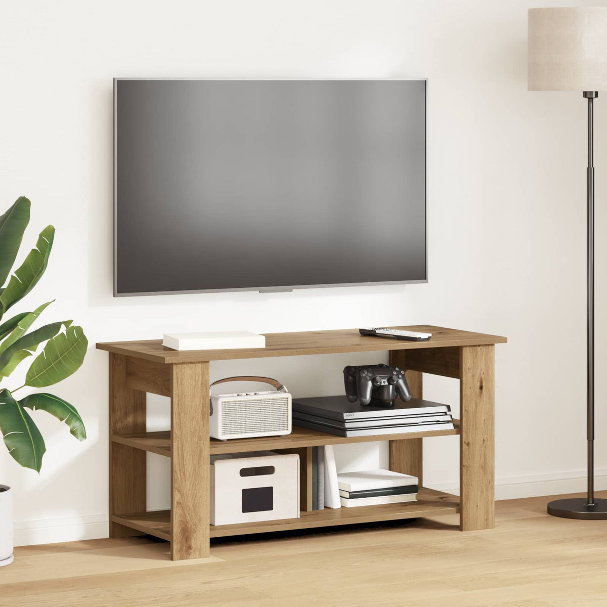 Vidaxl tv-standaard 100 x 40 x 50 cm artisan eiken