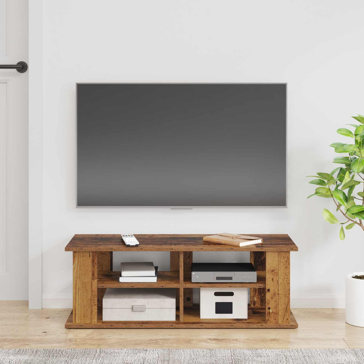 Vidaxl tv-standaard oudhout 96 x 35 x 33,5 cm