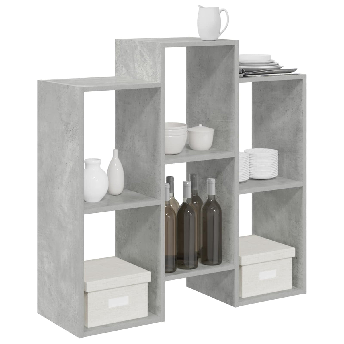 Vidaxl dressoir beton grijs 90 x 30 x 90 cm