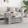 Vidaxl salontafel grijs sonoma 77 x 55 x 42 cm bewerkt hout