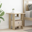 Vidaxl nachtkastje sonoma eiken 41 x 40 x 45 cm bewerkt hout