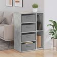 Vidaxl dressoir betongrijs 60 x 33,5 x 84 cm