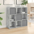 Vidaxl dressoir beton grijs 88,5 x 29 x 84,5 cm