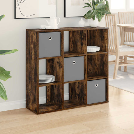 Vidaxl dressoir gerookt eiken 88,5 x 29 x 84,5 cm
