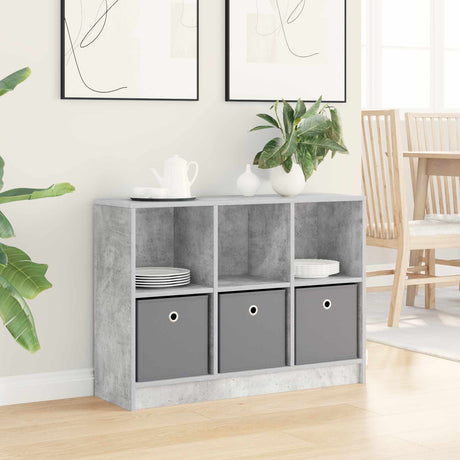 Vidaxl dressoir beton grijs 88,5 x 27,5 x 63,5 cm