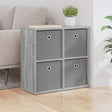 Vidaxl dressoir grijs sonoma 59,5 x 27 x 57 cm