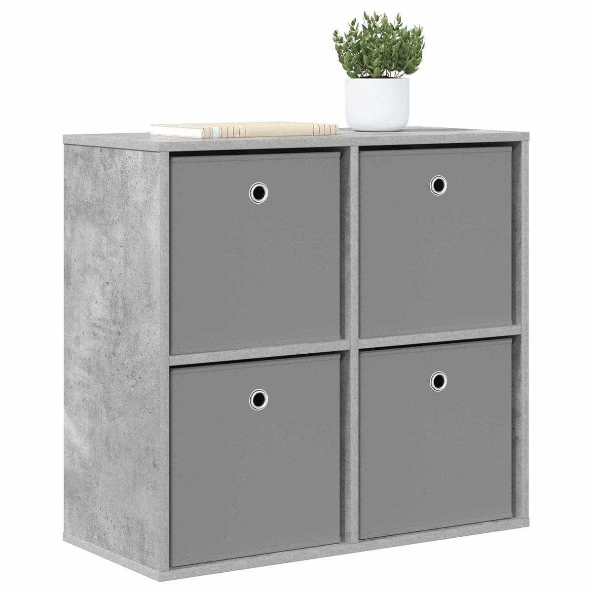 Vidaxl dressoir beton grijs 68,5 x 32 x 67 cm