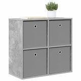 Vidaxl dressoir beton grijs 68,5 x 32 x 67 cm