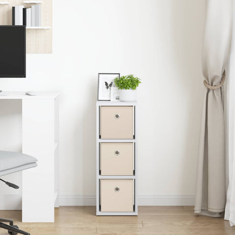 Vidaxl dressoir met lade wit 25,5 x 22 x 69,5 cm