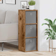 Vidaxl dressoir met lade oudhout 30,5 x 27 x 84,5 cm