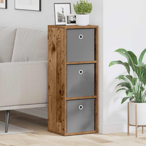Vidaxl dressoir met lade oudhout 30,5 x 27 x 84,5 cm
