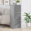 Vidaxl dressoir met lade grijs sonoma 35 x 32 x 99,5 cm