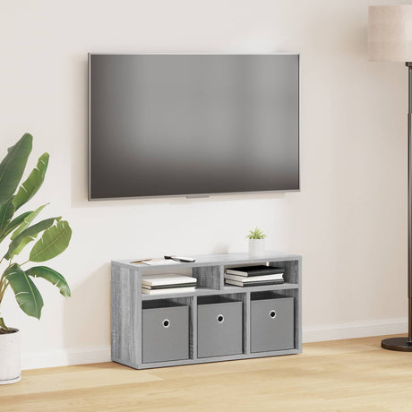 Vidaxl laagkast met lade grijs sonoma 72 x 22,5 x 38 cm