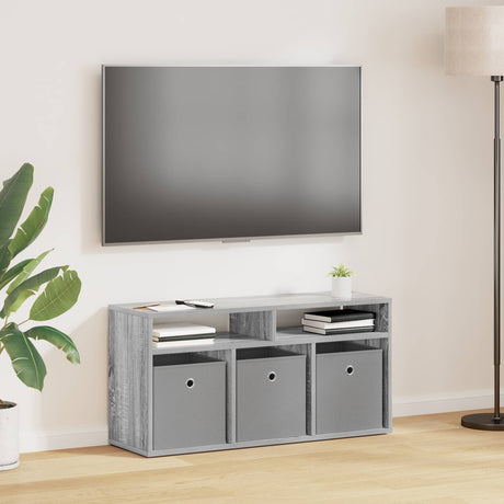 Vidaxl laagkast met lade grijs sonoma 87 x 27,5 x 43 cm
