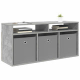 Vidaxl laagkast met lade beton grijs 102 x 32 x 48,5 cm