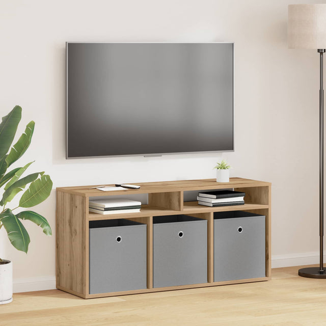 Vidaxl laagkast 102 x 32 x 48,5 cm artisan eiken