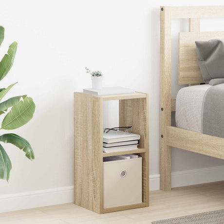 Vidaxl nachtkastje sonoma eiken 25,5 x 22 x 49,5 cm bewerkt hout