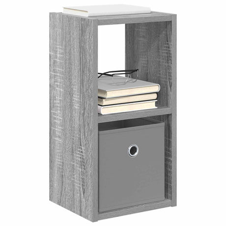 Vidaxl nachtkastje 2 st grijs sonoma 25,5 x 22 x 49,5 cm bewerkt hout