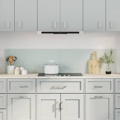 Vidaxl keukenachterwand 2 st wit 90 x 40 cm gehard glas