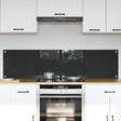 Vidaxl keukenachterwand 2 st donkergrijs 80 x 40 cm gehard glas