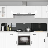 Vidaxl keukenachterwand 2 st zwart 120 x 40 cm gehard glas