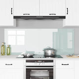 Vidaxl keukenachterwand 2 st wit 80 x 60 cm gehard glas
