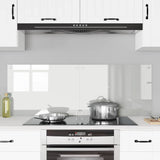 Vidaxl keukenachterwand 2 st transparant 70 x 50 cm gehard glas