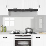 Vidaxl keukenachterwand 2 st transparant 80 x 60 cm gehard glas