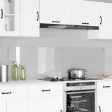 Vidaxl keukenachterwand 2 st transparant 90 x 50 cm gehard glas