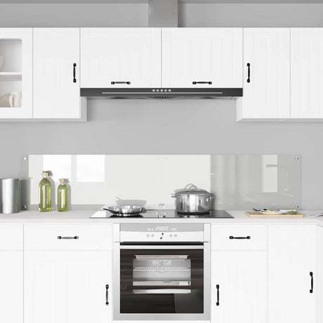 Vidaxl keukenachterwand 2 st transparant 100 x 40 cm gehard glas