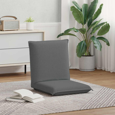 Vidaxl verstelbare vlo stoelen donkergrijs stof