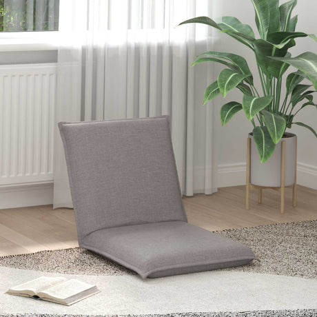 Vidaxl verstelbare vlo stoelen taupe stof