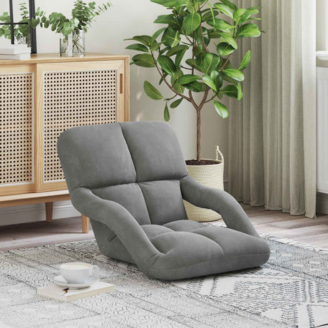 Vidaxl verstelbare vlo stoelen donkergrijs fluweel