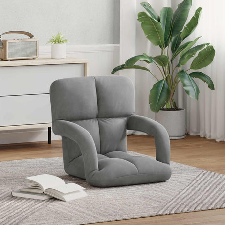 Vidaxl verstelbare vlo stoelen donkergrijs fluweel