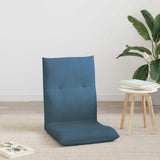 Vidaxl verstelbare vlo stoelen blauw fluweel