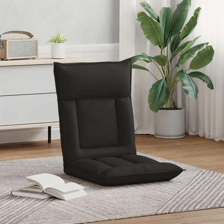 Vidaxl verstelbare vlo stoelen zwart kunstleer