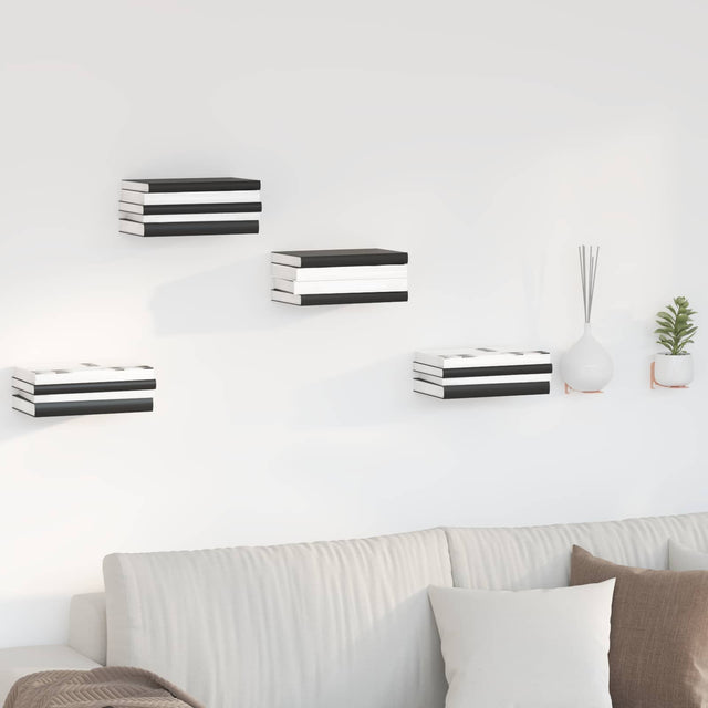 Vidaxl onzichtbare zwevende plank 24 st roze 6 x 11 x 6,5 cm