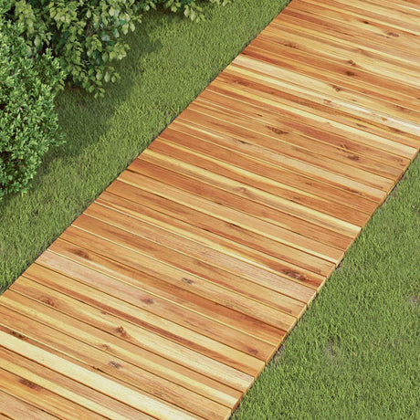 Vidaxl tuinpad 3 st naturel 200 x 50 cm massief acaciahout