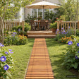 Vidaxl tuinpad 3 st naturel 200 x 40 cm massief acaciahout
