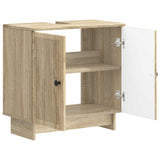 Vidaxl badkamer wastafelkast ede sonoma eiken 59,5 x 31,5 x 59 cm