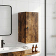 Vidaxl badkamer wandkast ede gerookt eiken 30 x 31 x 59 cm