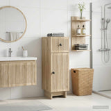 Vidaxl badkamer opbergkast ede sonoma eiken 30 x 31 x 80 cm