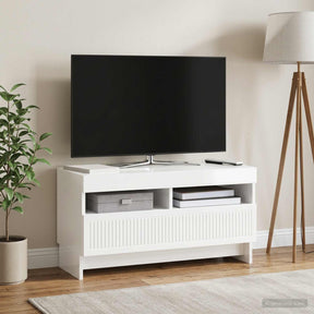 Vidaxl led tv-meubel alkmaar 81 x 35 x 43 cm hoogglans wit