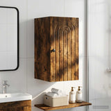 Vidaxl badkamer wandkast alkmaar gerookt eiken 30 x 31 x 59 cm
