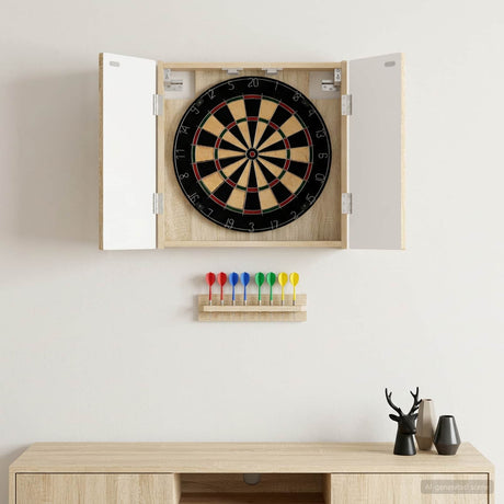 Vidaxl dartbord kabinet alkmaar sonoma eiken 52,5 x 10,5 x 53,5 cm